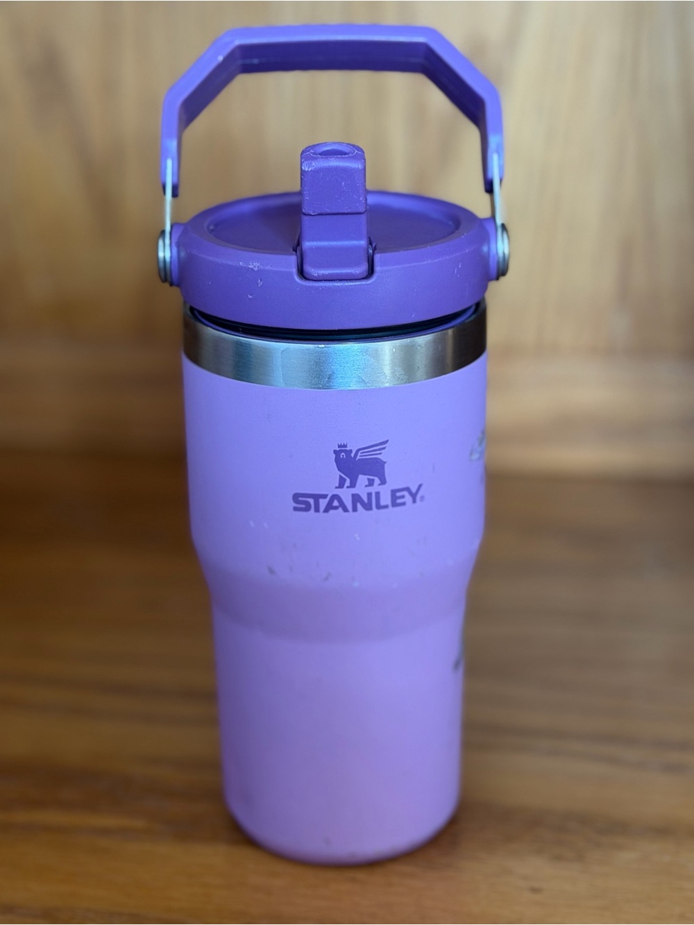 Stanley Purple Insulated Travel Cup with Fold-Down Handle